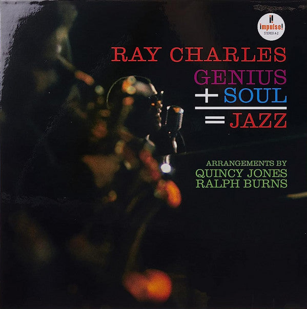 Ray Charles : Genius + Soul = Jazz (LP, Album, RE, RP, 180)