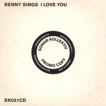 Benny Sings : I Love You (CD, Album, Promo, Car)