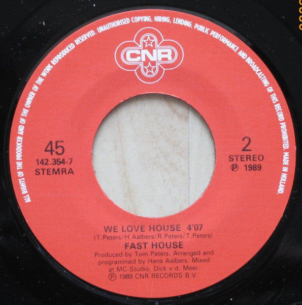 Fast House : Late At Night (7")