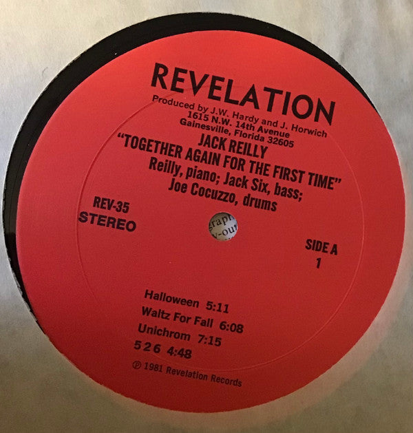 Jack Reilly : Together (Again)...For The First Time (LP, Album)