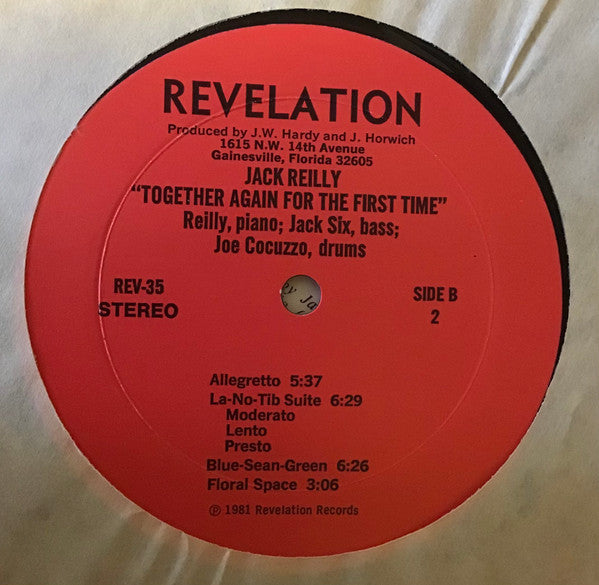 Jack Reilly : Together (Again)...For The First Time (LP, Album)