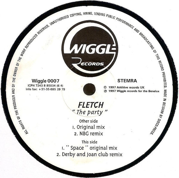 Fletch : The Party (12")