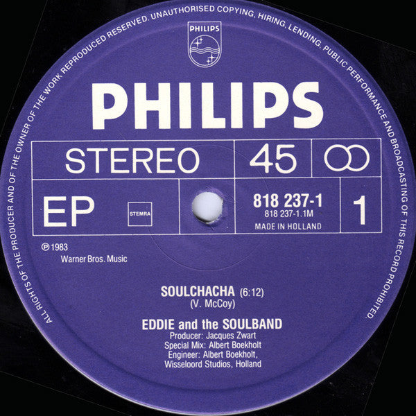Eddy & The Soulband : Soul Chacha (12", EP)