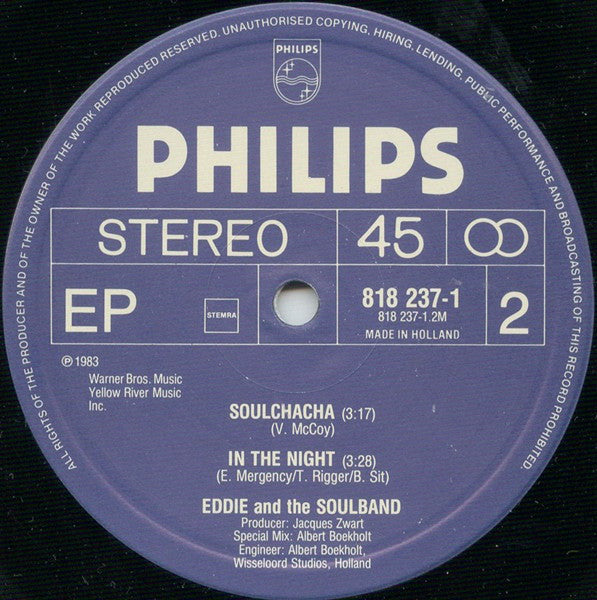 Eddy & The Soulband : Soul Chacha (12", EP)