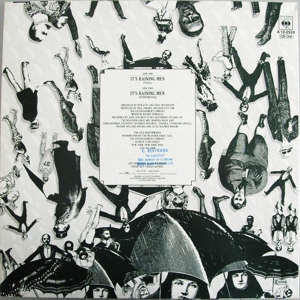 The Weather Girls : It's Raining Men (12", Maxi)