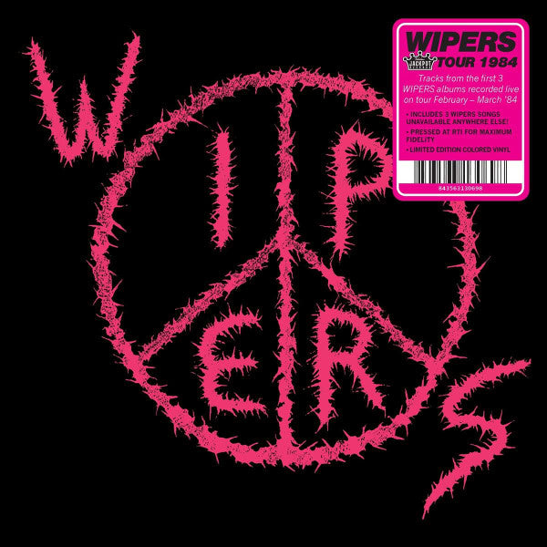 Wipers : Tour 1984 (LP, Album, Ltd, RE, Pin)