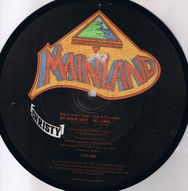 Mainland : By Your Side / So Long (7", Single, Pic)