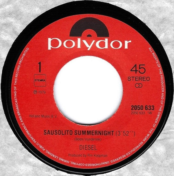 Diesel (5) : Sausolito Summernight (7", Single)
