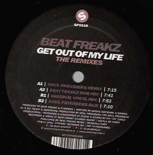 BeatFreakz : Get Out Of My Life (The Remixes) (12")