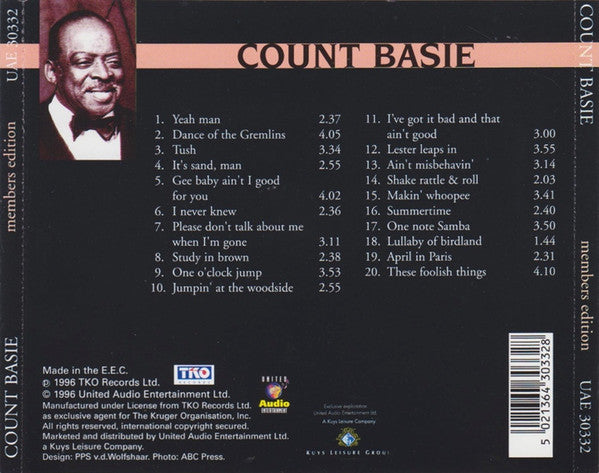 Count Basie : Members Edition (CD, Comp)
