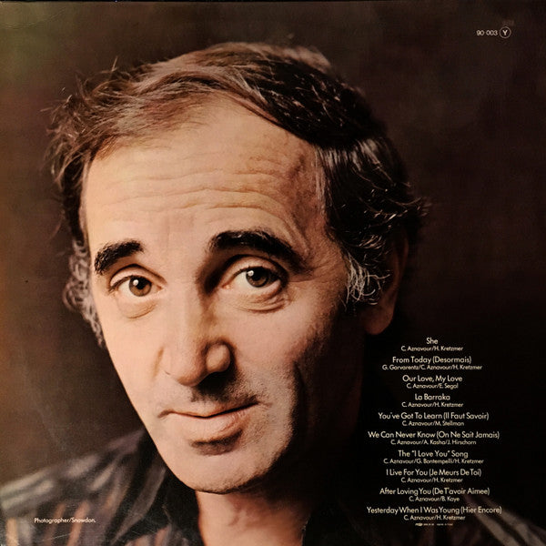 Charles Aznavour : A Tapestry Of Dreams (LP, Album)