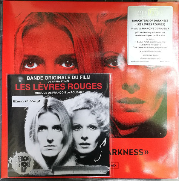 François De Roubaix : Daughters Of Darkness - Les Lèvres Rouges (Original Soundtrack) (LP, Album, Ltd, Num, RE, 180 + 7", Ltd, Num, RE, R)