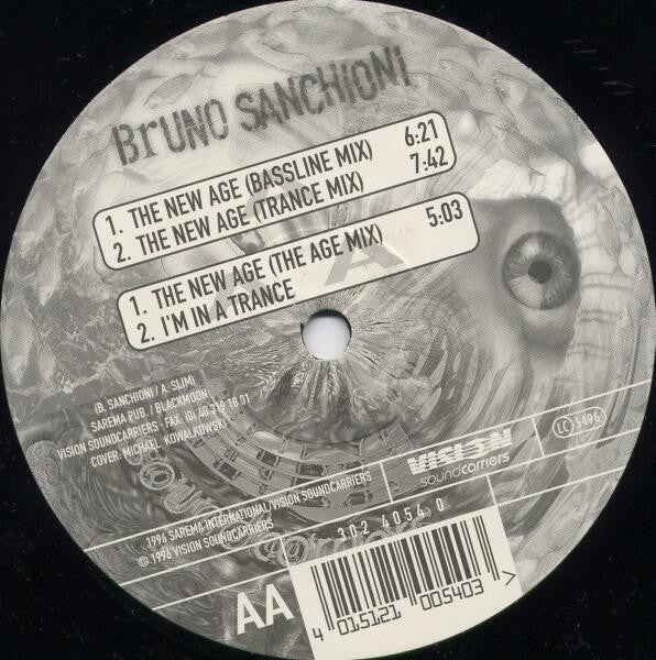 Bruno Sanchioni : The New Age (12")