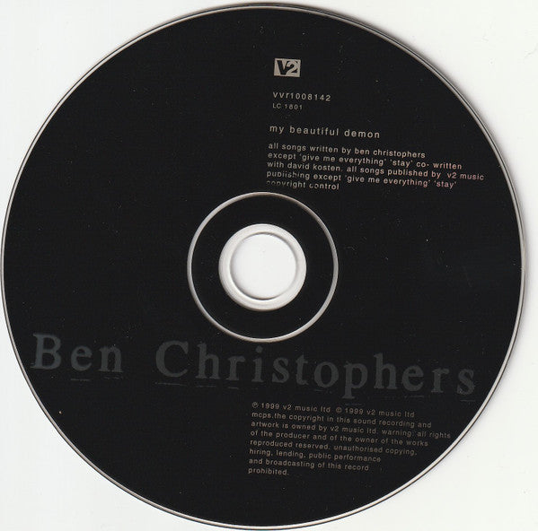 Ben Christophers : My Beautiful Demon (CD, Album)