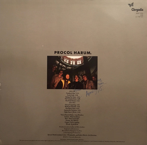 Procol Harum : Procol's Ninth (LP, Album)
