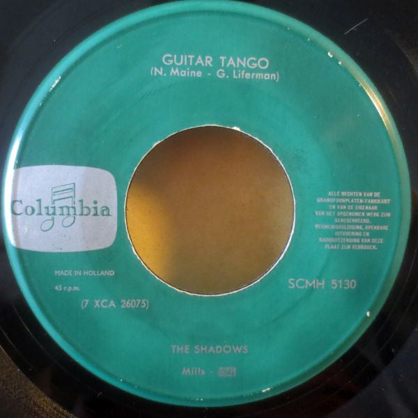 The Shadows : Guitar Tango (7")