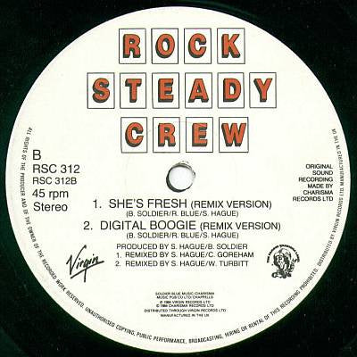 The Rock Steady Crew : She's Fresh (12")