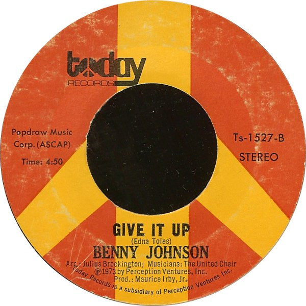 Benny Johnson : Baby I Love You / Give It Up (7", Single, Styrene)