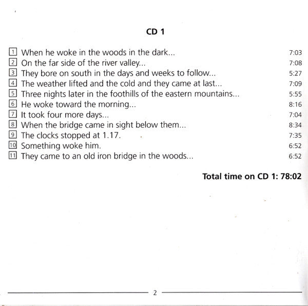 Cormac McCarthy Read By Rupert Degas : The Road (4xCD)