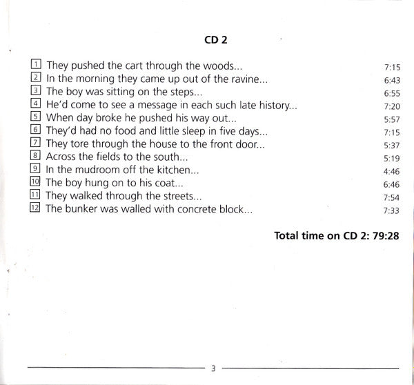 Cormac McCarthy Read By Rupert Degas : The Road (4xCD)