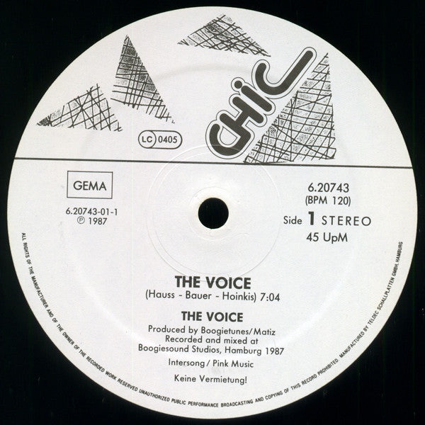 The Voice (33) : The Voice (12")