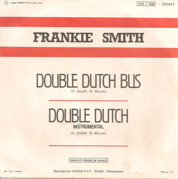 Frankie Smith : Double Dutch Bus (7", Single)