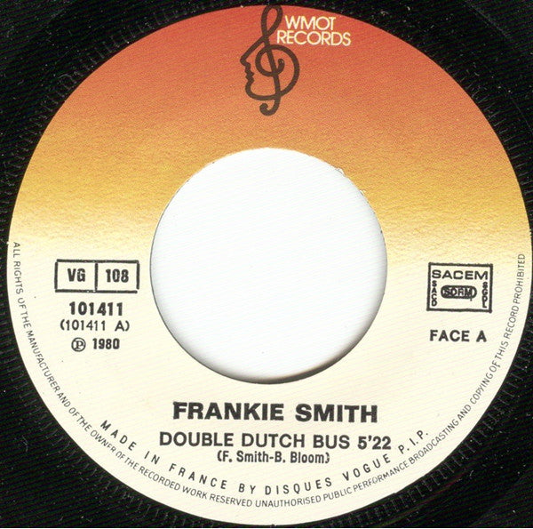 Frankie Smith : Double Dutch Bus (7", Single)