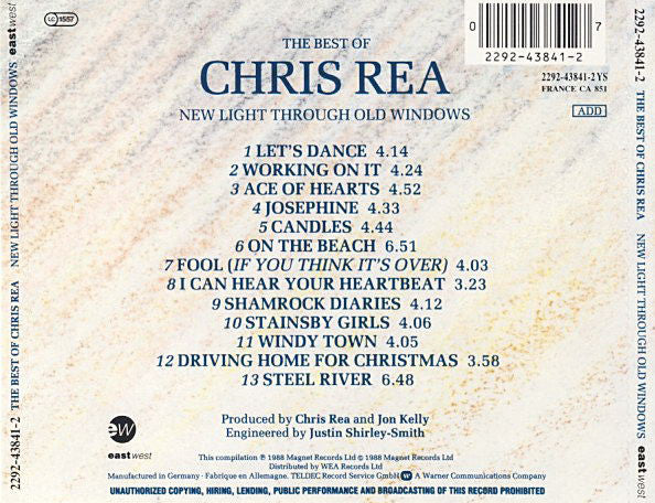 Chris Rea : New Light Through Old Windows (The Best Of Chris Rea) (CD, Album)
