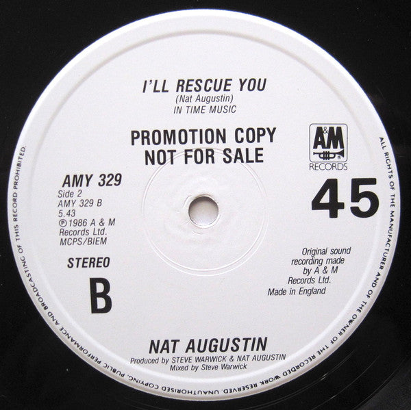 Nat Augustin : Ego (12", Promo)