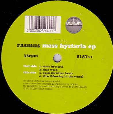 Rasmus : Mass Hysteria EP (12", EP)