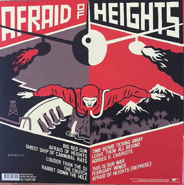Billy Talent : Afraid Of Heights (2xLP, Album, Dlx, Ltd, Num, RE, Red)