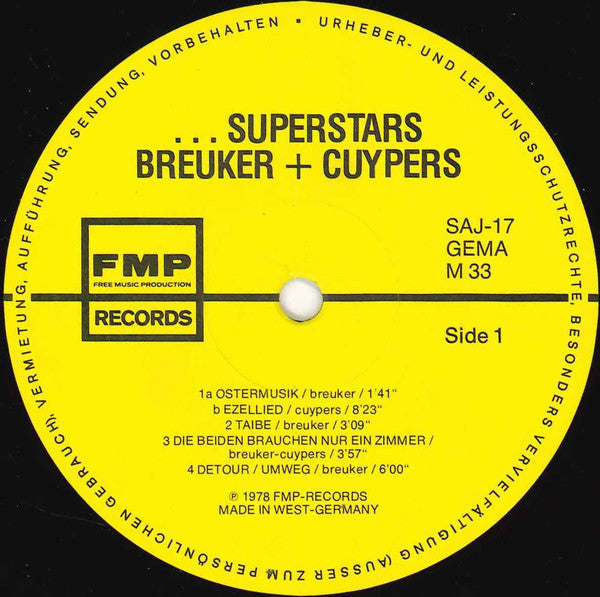 Willem Breuker & Leo Cuypers : ...Superstars (LP, Album)