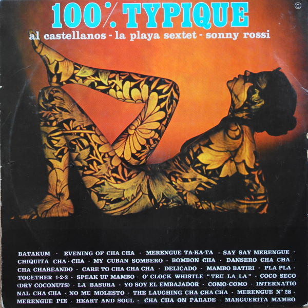Al Castellanos / La Playa Sextet / Sonny Rossi : 100% Typique (2xLP, Comp)