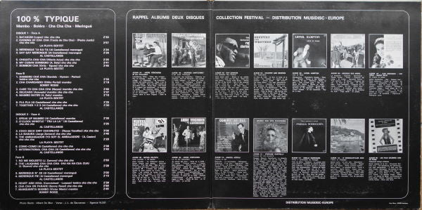 Al Castellanos / La Playa Sextet / Sonny Rossi : 100% Typique (2xLP, Comp)