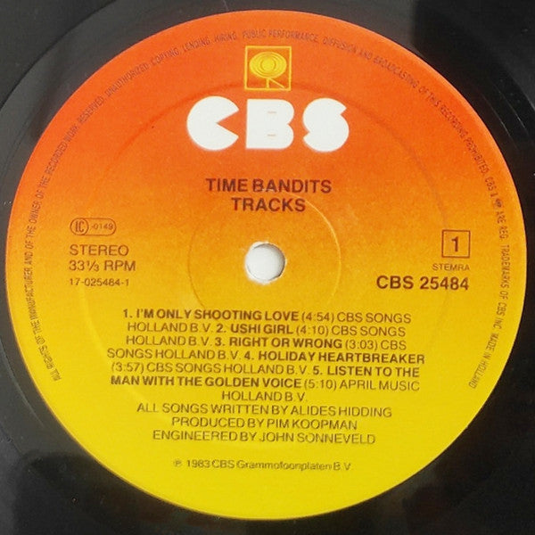Time Bandits : Tracks (LP, Album)