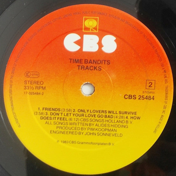 Time Bandits : Tracks (LP, Album)