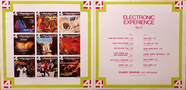 Claude Denjean : Open Circuit - Electronic Expérience N°2 (LP, Album)