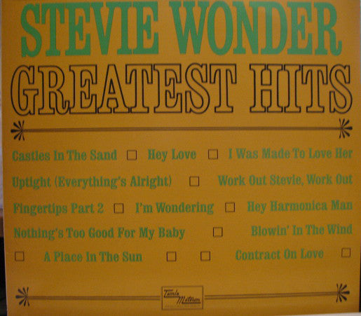 Stevie Wonder : Greatest Hits (LP, Comp, RE)