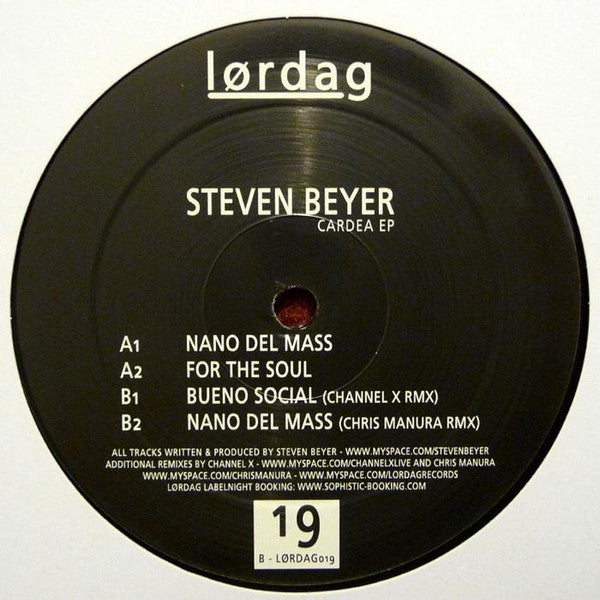 Steven Beyer : Cardea EP (12", EP)
