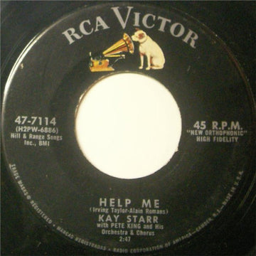 Kay Starr : Help Me / The Last Song And Dance (7")