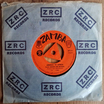David Amunga & Michael (147) : America To Africa / Natamani Helena (7")