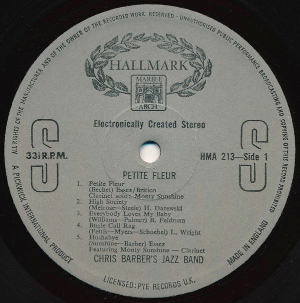 Chris Barber's Jazz Band : Petite Fleur (LP, Comp)