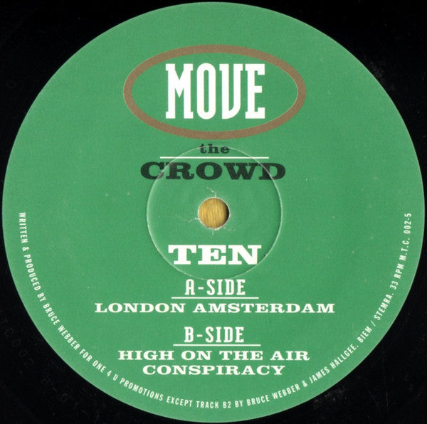 Ten (3) : London Amsterdam (12")