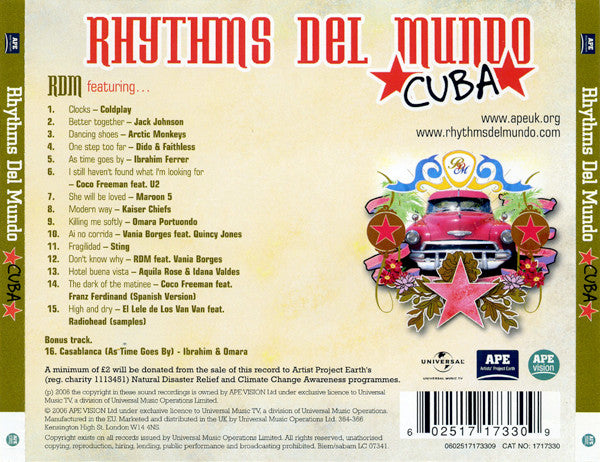 Rhythms Del Mundo : Cuba (CD, Album)