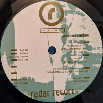 Acidphase III* : Innocence (12")