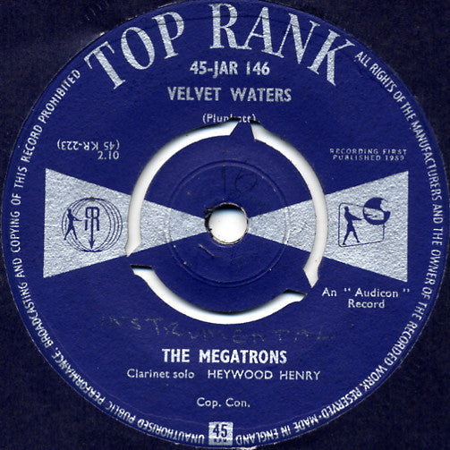 The Megatrons (2) : Velvet Waters (7")