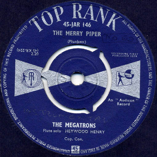 The Megatrons (2) : Velvet Waters (7")