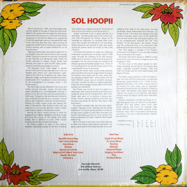 Sol Hoopii : Master Of The Hawaiian Guitar (Volume I) (LP, Comp)