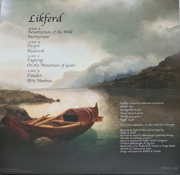 Windir : Likferd (2xLP, Album, Ltd, RE, Red)