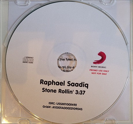 Raphael Saadiq : Stone Rollin' (CDr, Single, Promo)